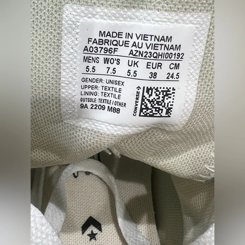 Converse Teal High-Top Sneakers - Picture 7 of 9